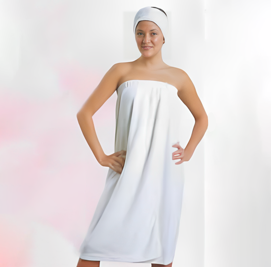 Body wrap towel with velcro sale