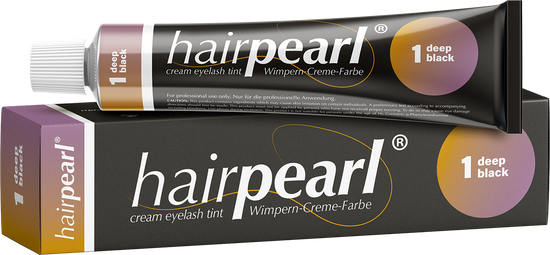 Hairpearl Eyelash & Eyebrow Tint - Deep Black (6579498746042)